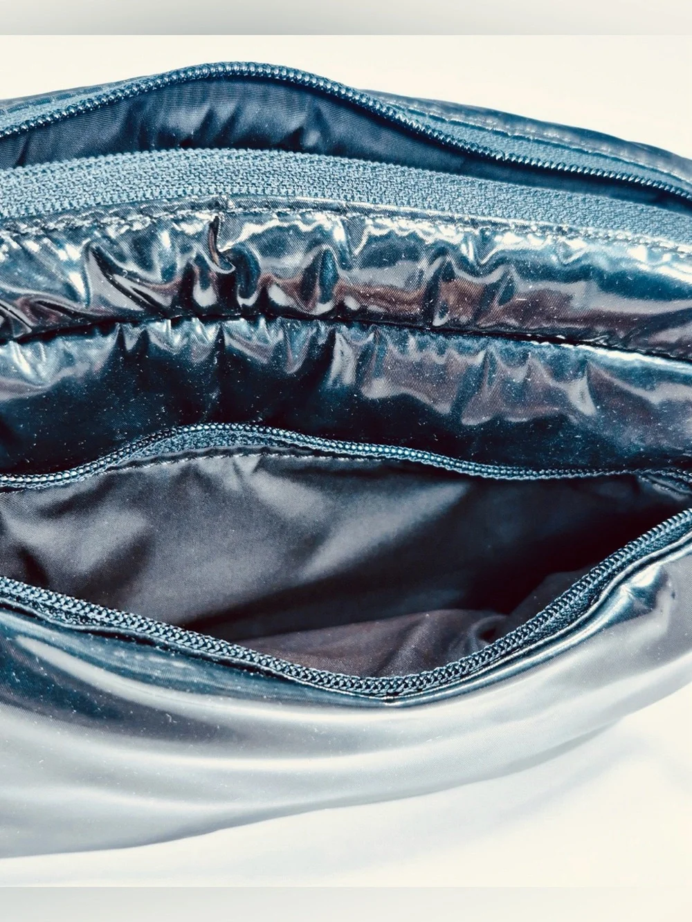 ATHLETA ALL ABOUT SHINE QUILTED CROSSBODY BELT BAG
